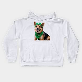 My spirit Pet:  woop St. Partick's day! Kids Hoodie